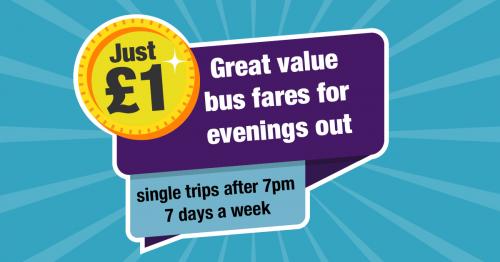 Cheaper Evening & Weekend Bus Fares 